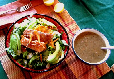 intro-Salmon Salad Table