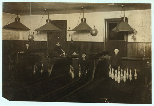 Bowling alley 1908
